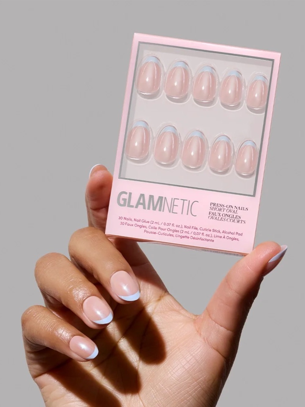 2 for $24 - Glamnetic Press On Nails - Into Blue